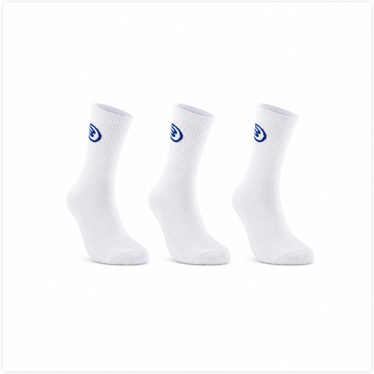 Socks Bullpadel BP262 White (Pack x 3) 